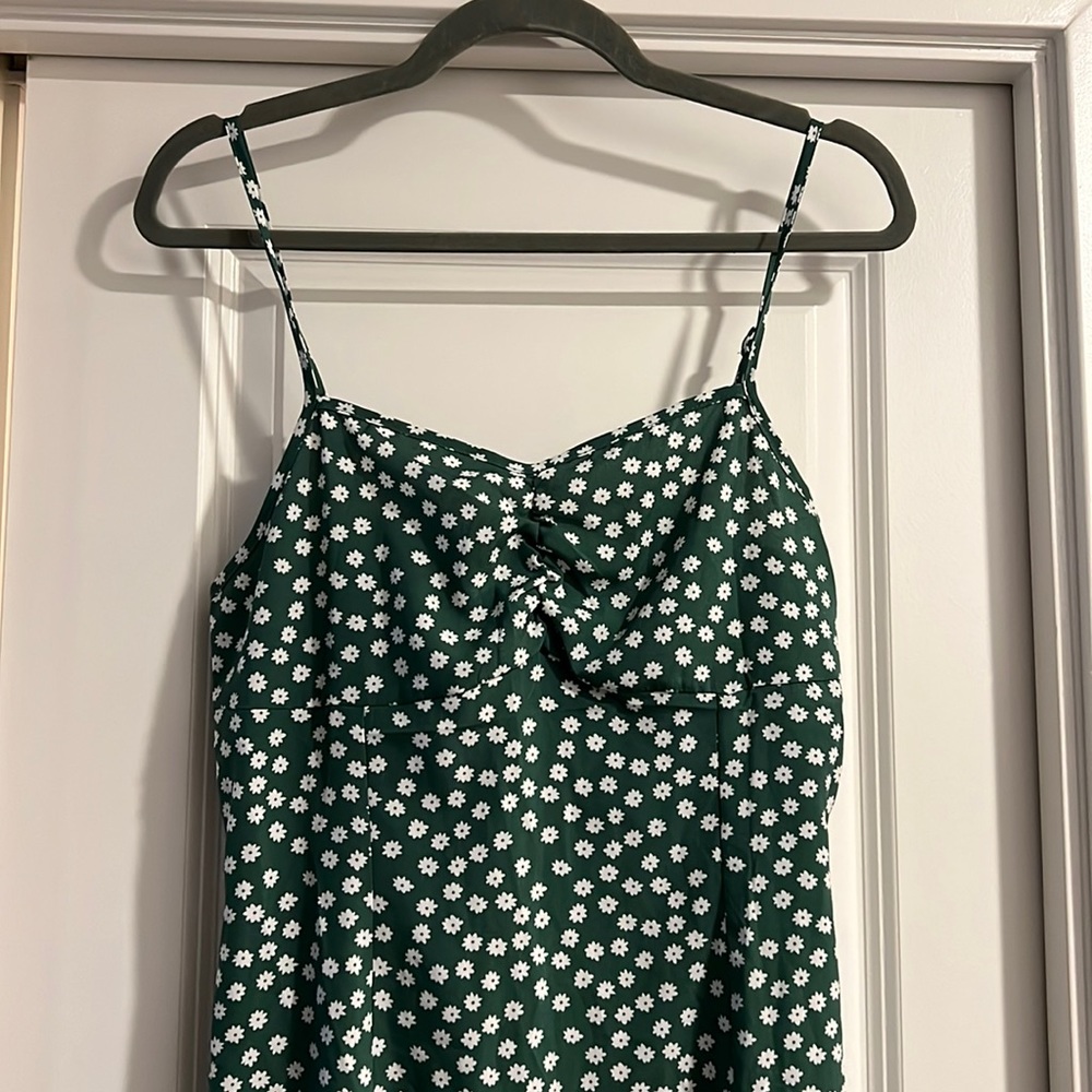 Cute Floral Slip On Dress